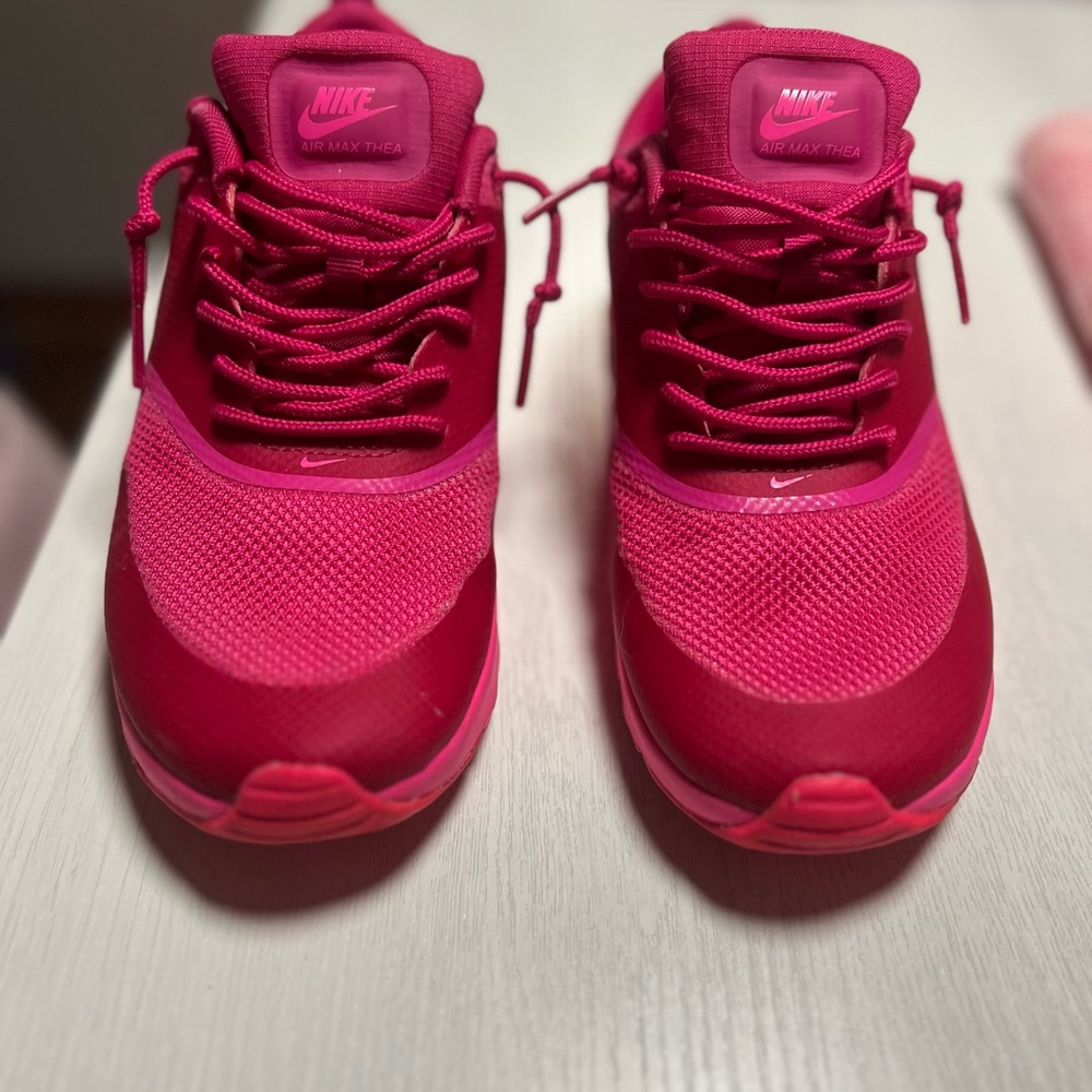 Nike Women's Air Max Thea Fuchsia Athletic Shoes